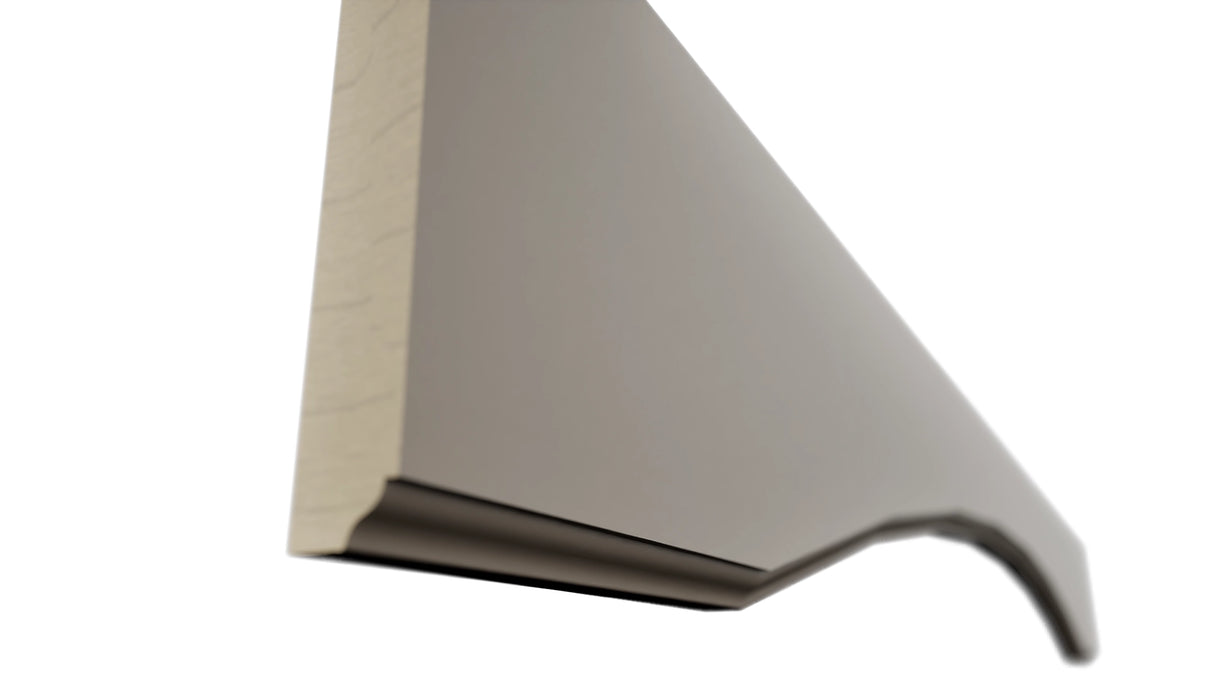 Fabuwood Fusion Oyster VAR54 Wall Valance, Detail View