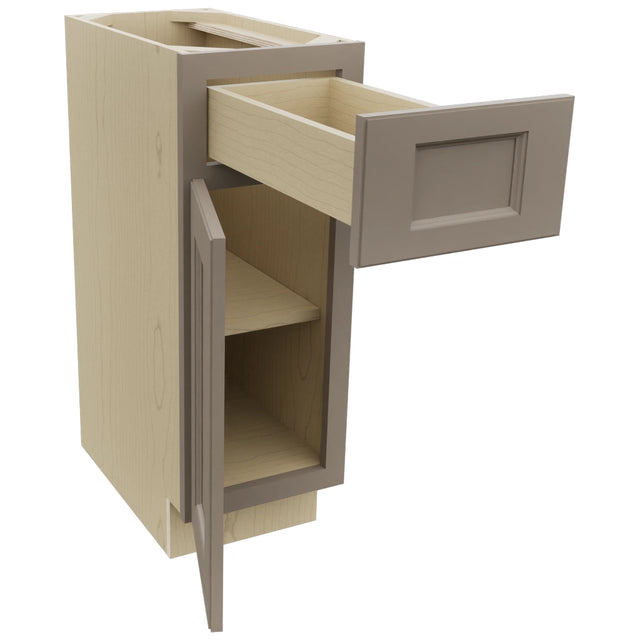 Fabuwood Fusion Oyster VB12-34 Vanity Base Standard Cabinet, Open View