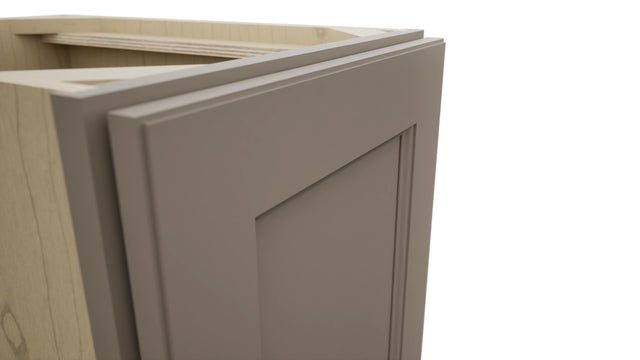 Fabuwood Fusion Oyster VB15FD Vanity Base Full Height Cabinet, Detail View