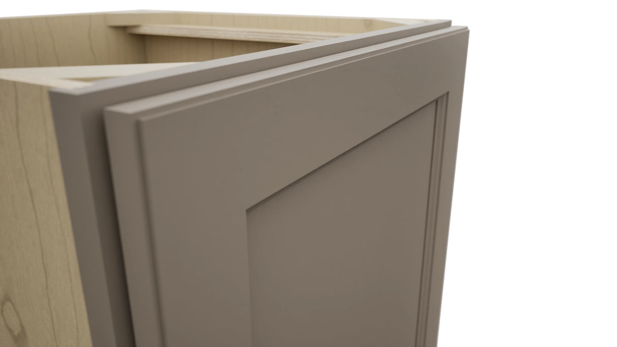 Fabuwood Fusion Oyster VB21FD Vanity Base Full Height Cabinet, Detail View