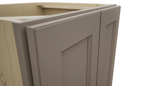 Fabuwood Fusion Oyster VB24FD Vanity Base Full Height Cabinet, Detail View