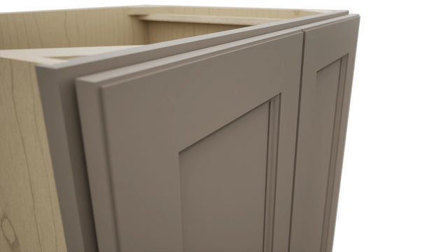 Fabuwood Fusion Oyster VB27FD Vanity Base Full Height Cabinet, Detail View