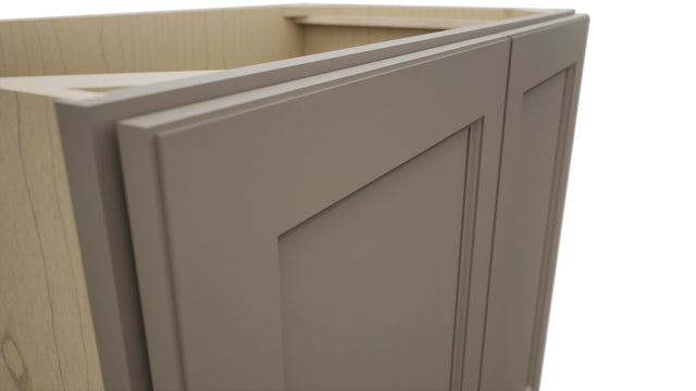 Fabuwood Fusion Oyster VB36FD Vanity Base Full Height Cabinet, Detail View