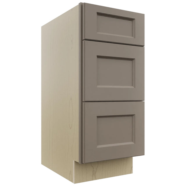 Fabuwood Fusion Oyster VDB15-34 Vanity Drawer Cabinet, Front View