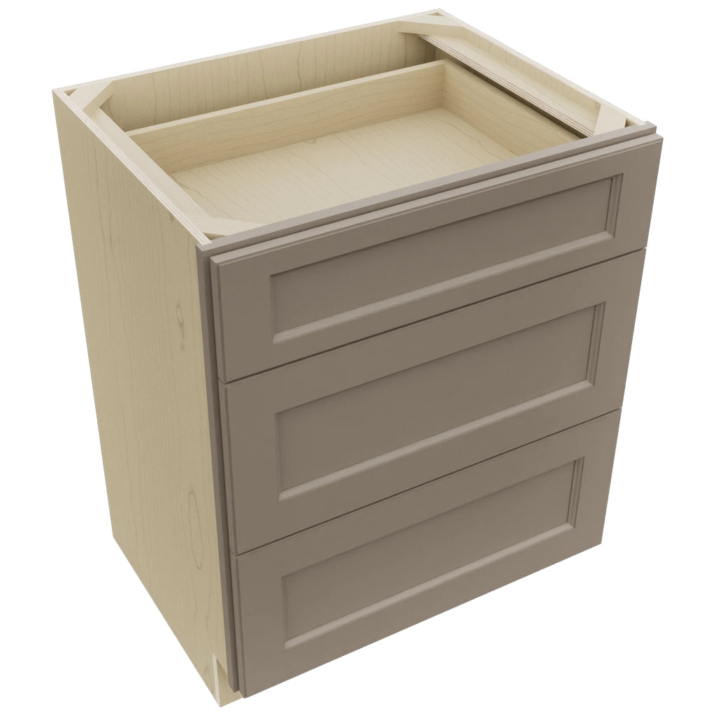 Fabuwood Fusion Oyster VDB27-34 Vanity Drawer Cabinet, Top View