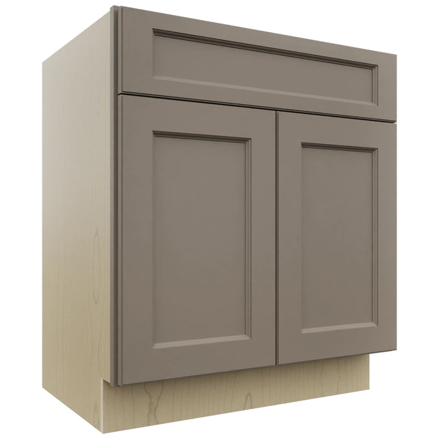 Fabuwood Fusion Oyster VSB30-34 Vanity Sink Cabinet, Front View