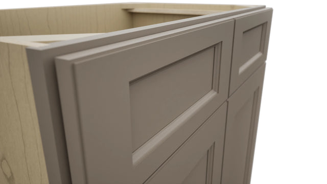 Fabuwood Fusion Oyster VSB33-34 Vanity Sink Cabinet, Detail View