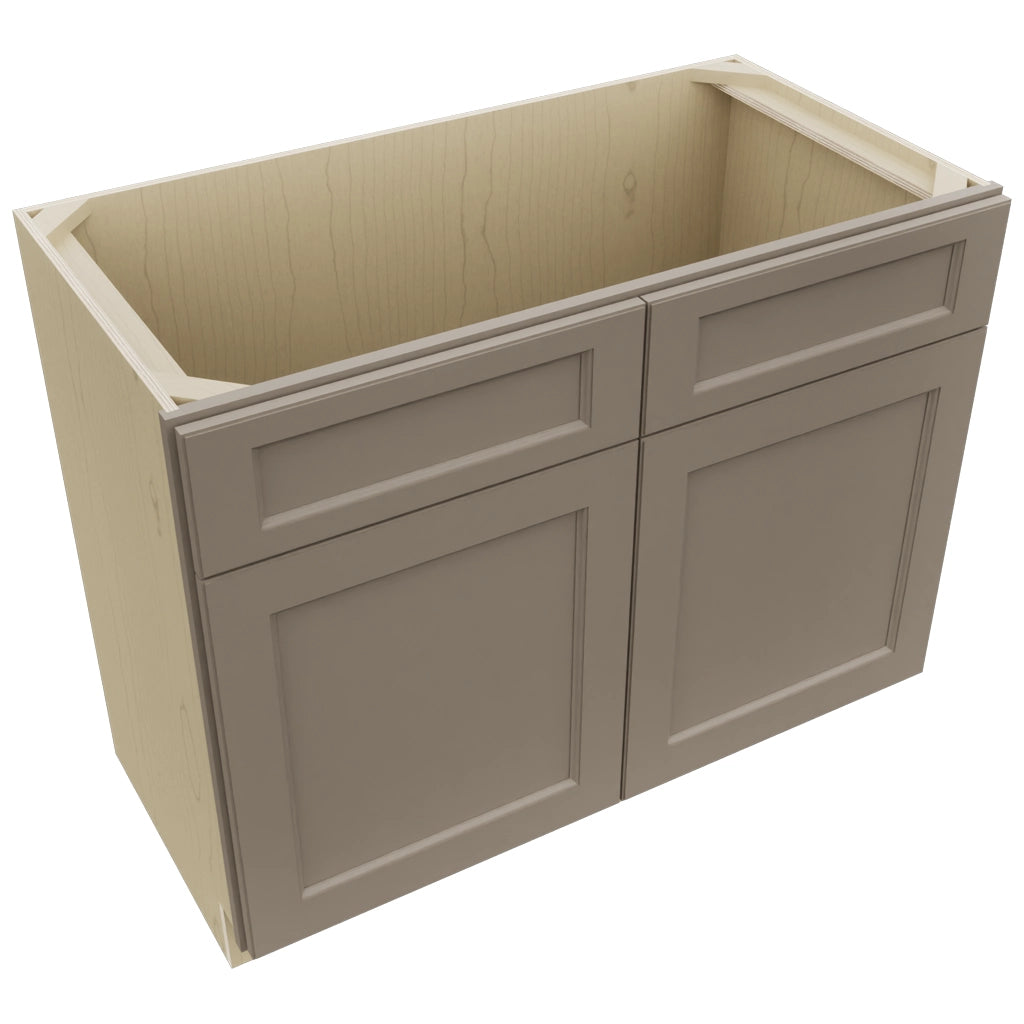 Fabuwood Fusion Oyster VSB42-34 Vanity Sink Cabinet, Top View