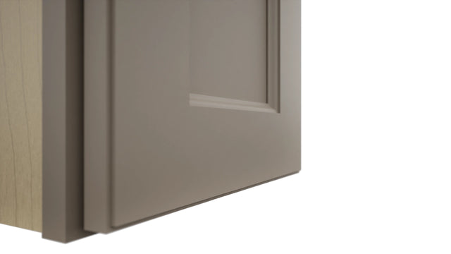 Fabuwood Fusion Oyster W1215 Wall Standard Cabinet, Detail View