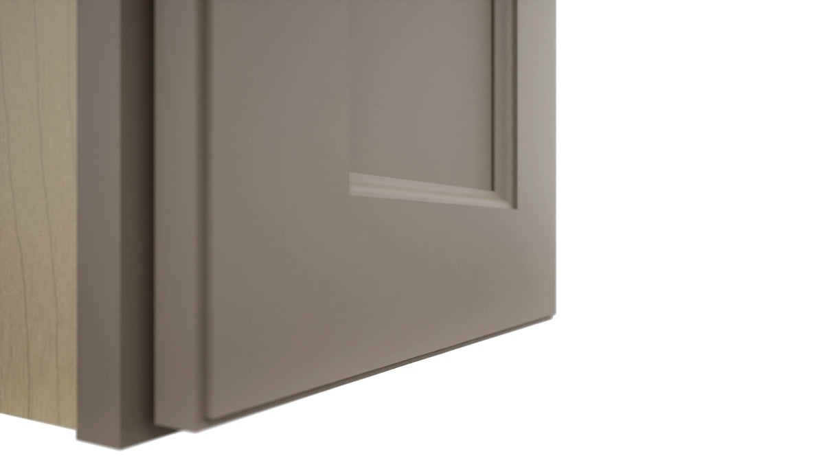 Fabuwood Fusion Oyster W1218 Wall Standard Cabinet, Detail View