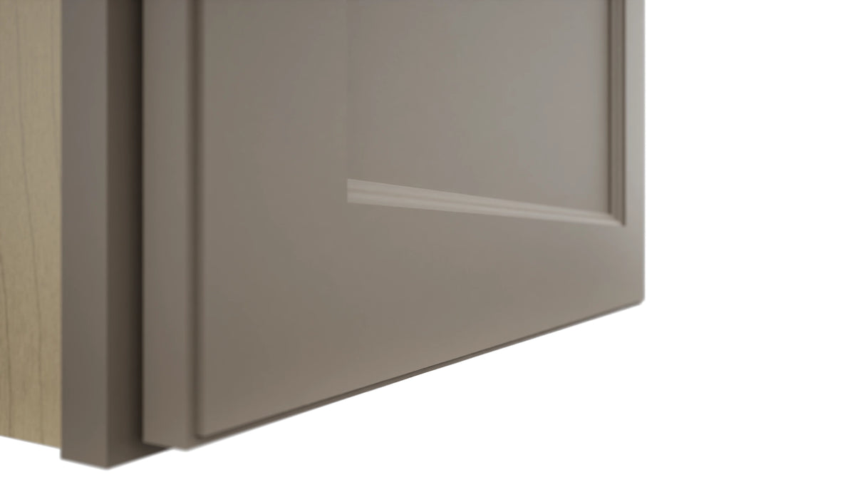 Fabuwood Fusion Oyster W2118 Wall Standard Cabinet, Detail View