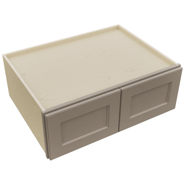 Fabuwood Fusion Oyster W331224 Wall Deep Cabinet, Top View