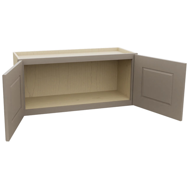 Fabuwood Fusion Oyster W3315 Wall Standard Cabinet, Open View