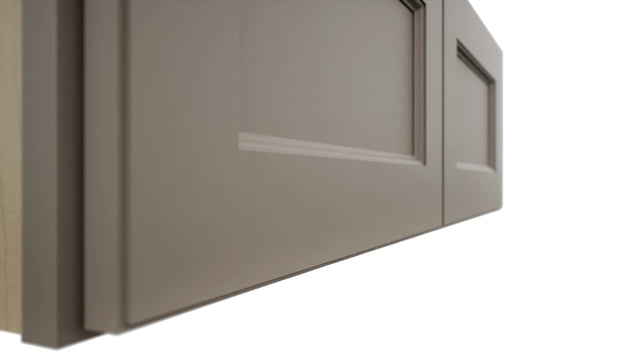 Fabuwood Fusion Oyster W3612 Wall Standard Cabinet, Detail View