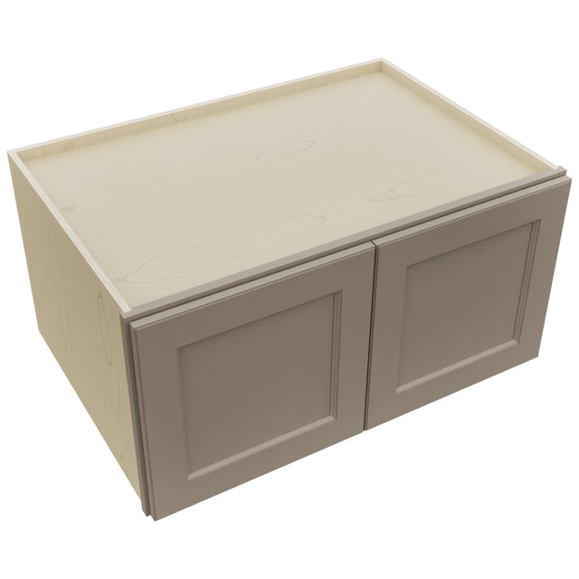 Fabuwood Fusion Oyster W361824 Wall Deep Cabinet, Top View