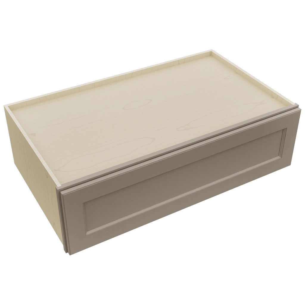 Fabuwood Fusion Oyster W421224LU Wall Deep Cabinet, Top View