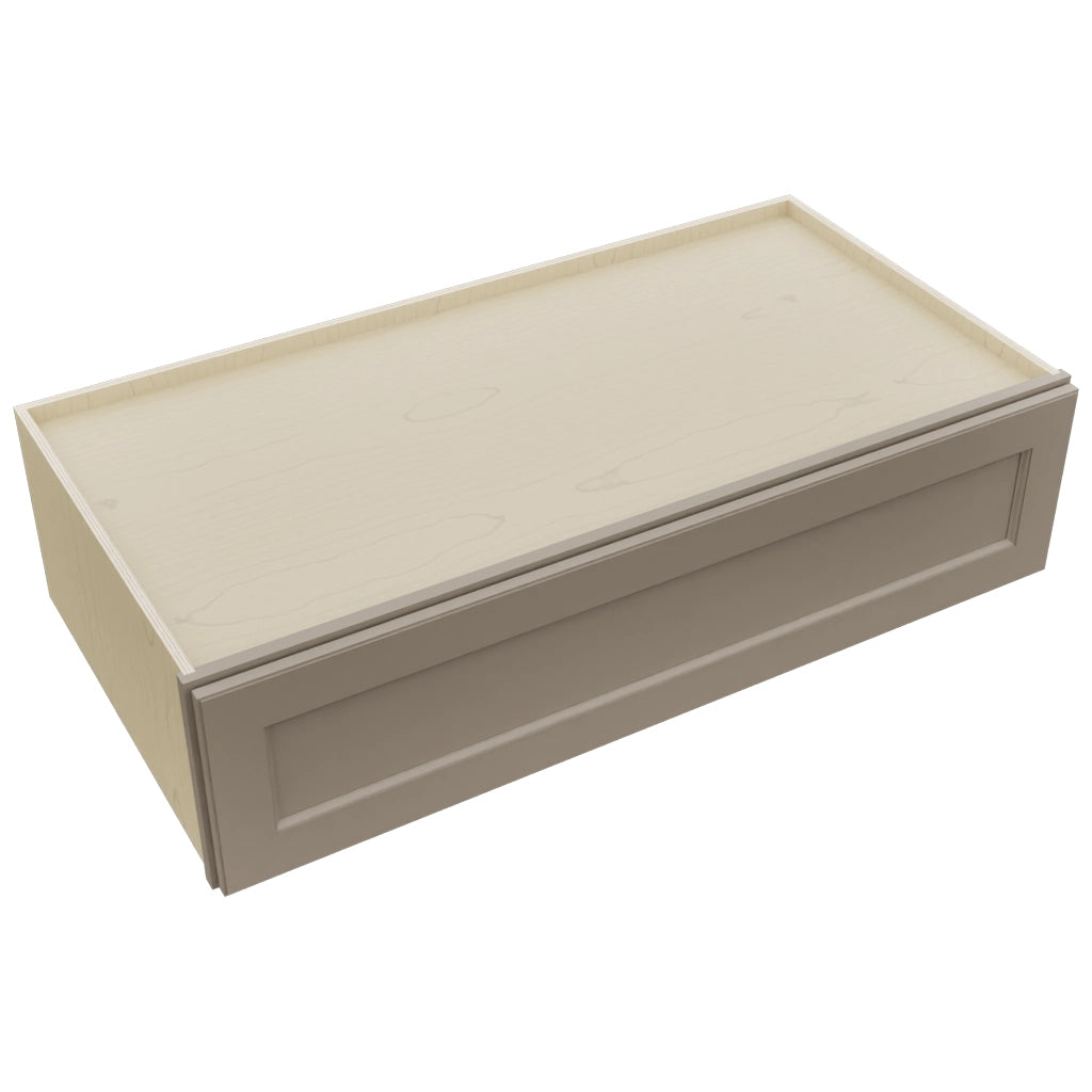 Fabuwood Fusion Oyster W481224LU Wall Deep Cabinet, Top View