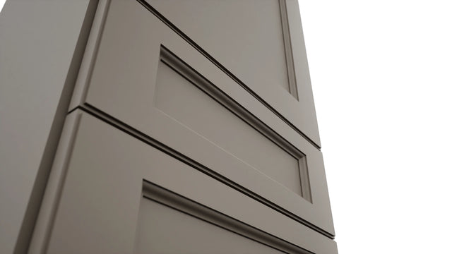 Fabuwood Fusion Oyster WD1848 Wall Drawer Cabinet, Detail View