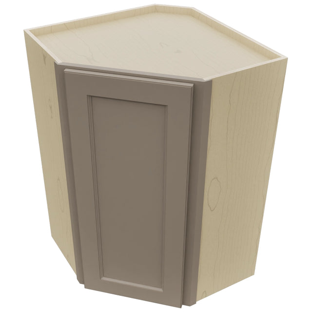 Fabuwood Fusion Oyster WDC2436 Wall Corner Diagonal Cabinet, Top View