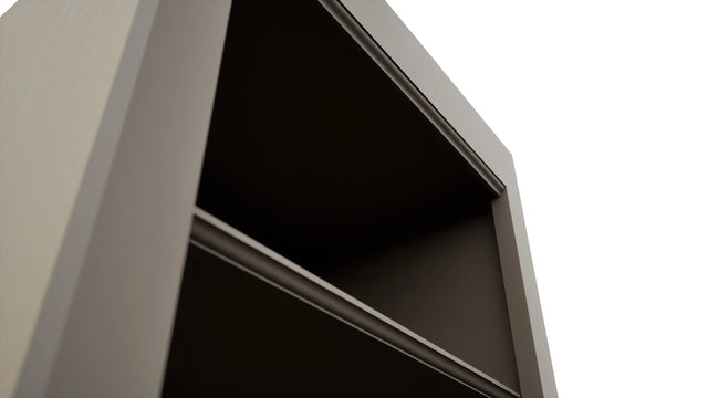 Fabuwood Fusion Oyster WOS1842 Wall Open Shelf, Detail View