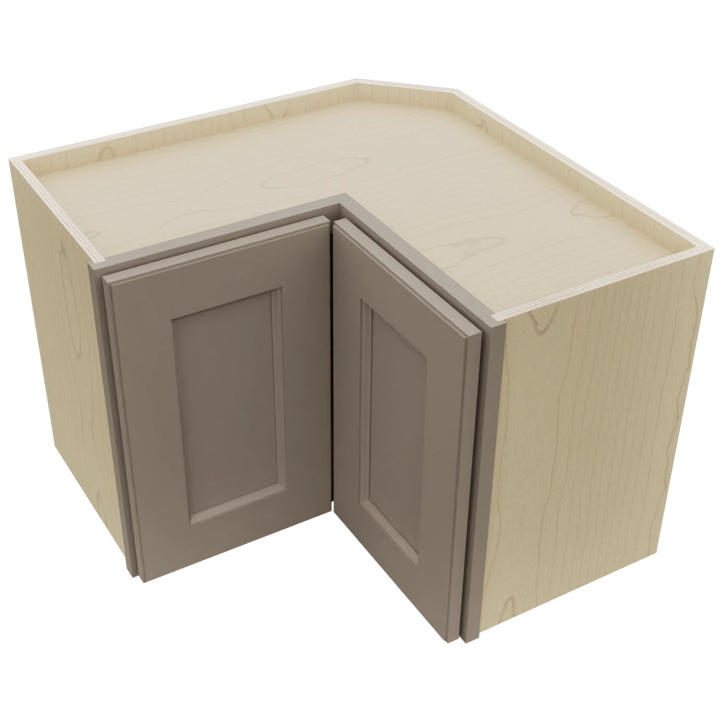 Fabuwood Fusion Oyster WPC2418 Wall Corner Pie Cabinet, Top View