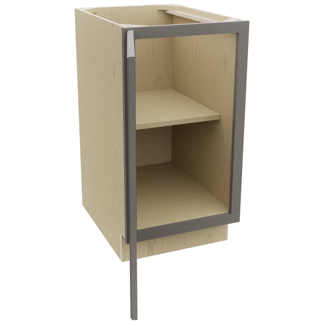 Fabuwood Fusion Stone B18FD Base Full Door Cabinet, Open View