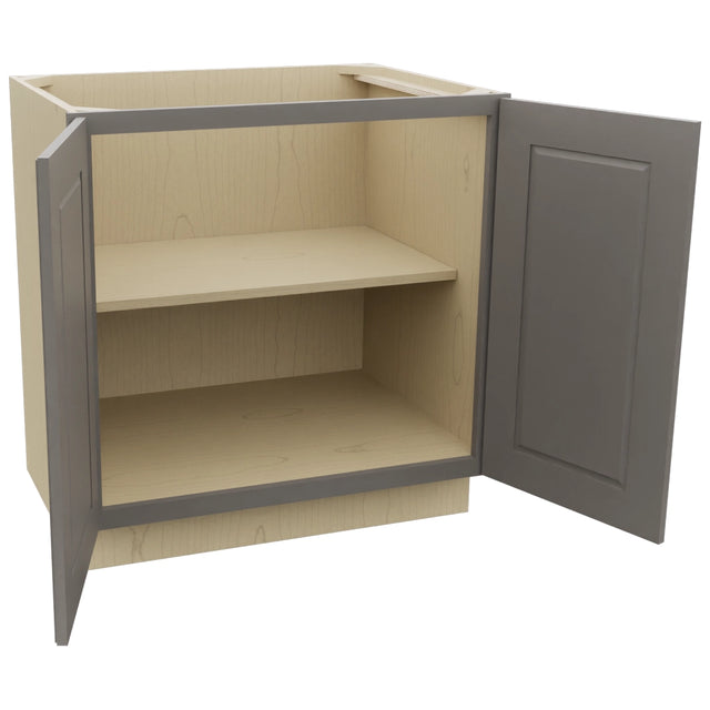 Fabuwood Fusion Stone B33FD Base Full Door Cabinet, Open View