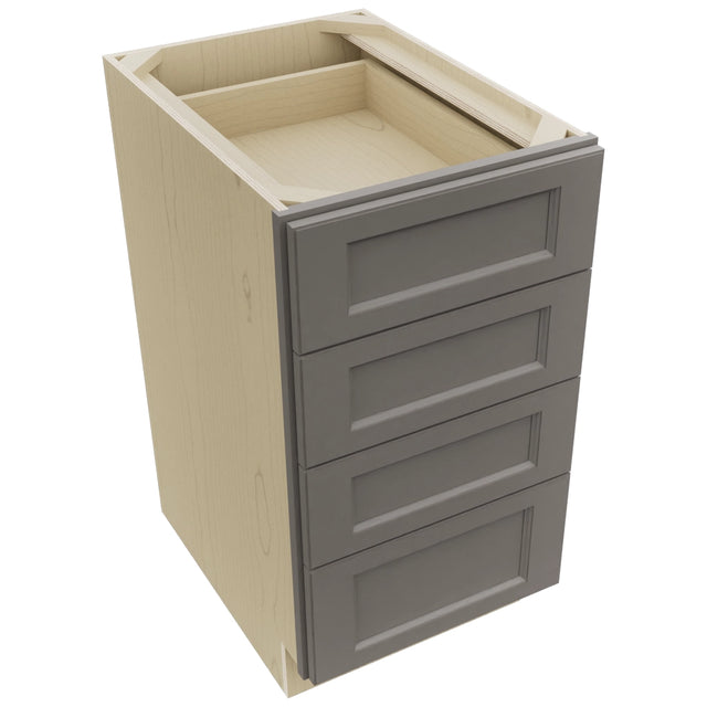 Fabuwood Fusion Stone DB18-4 Base 4 Drawers Cabinet, Top View