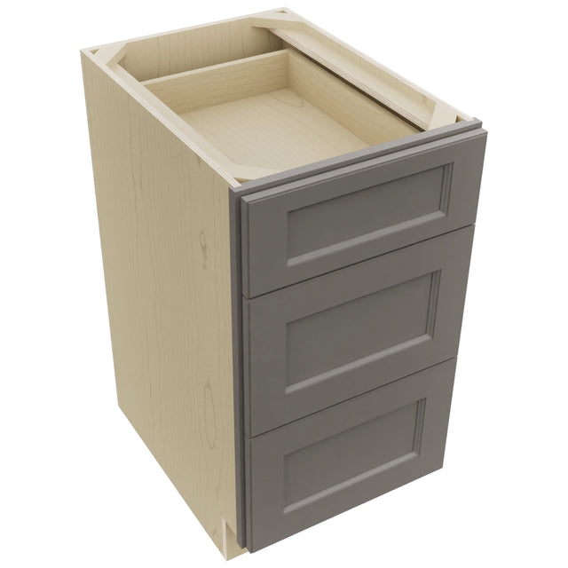 Fabuwood Fusion Stone DB18 Base 3 Drawers Cabinet, Top View