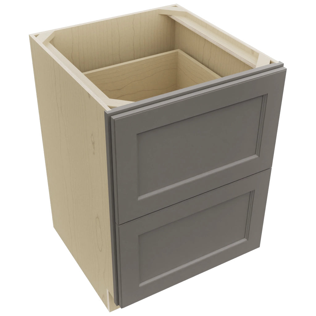 Fabuwood Fusion Stone DB24-2 Base 2 Drawers Cabinet, Top View
