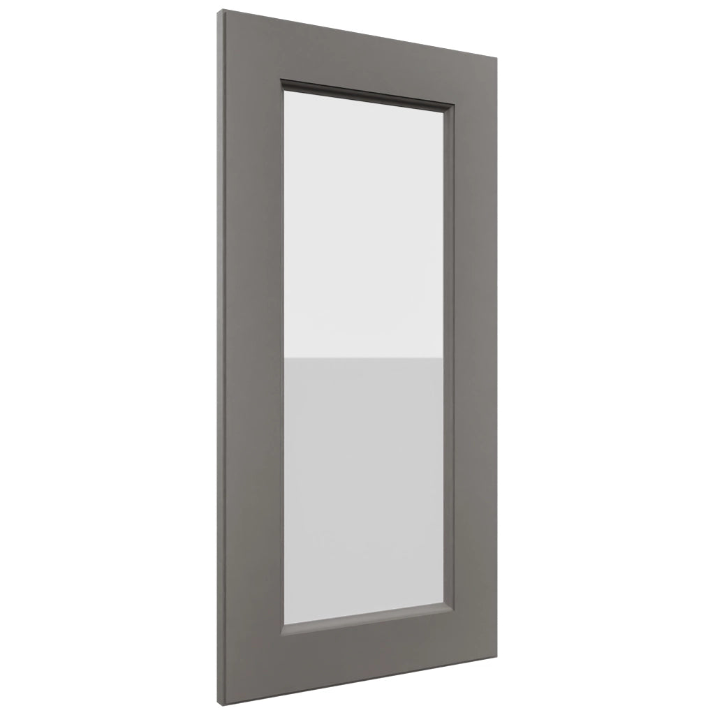 Fabuwood Fusion Stone DS GDW1530 Wall Glass Door, Front View