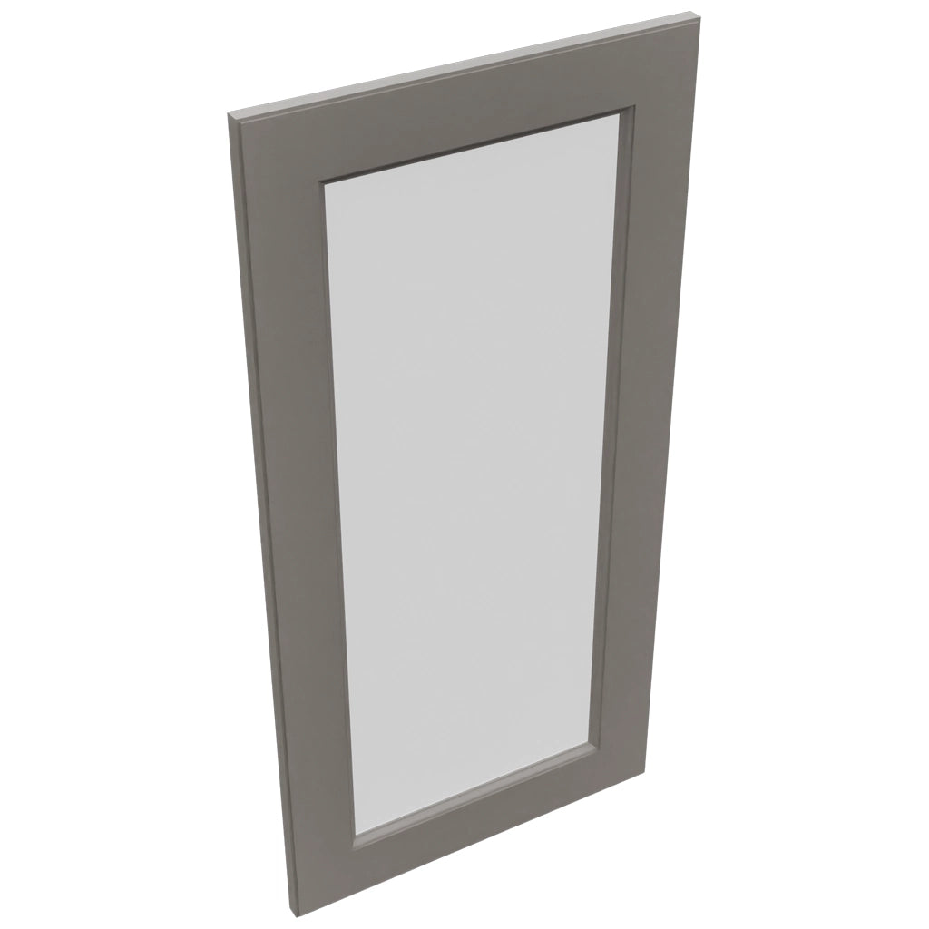 Fabuwood Fusion Stone DS GDW1836 Wall Glass Door, Top View