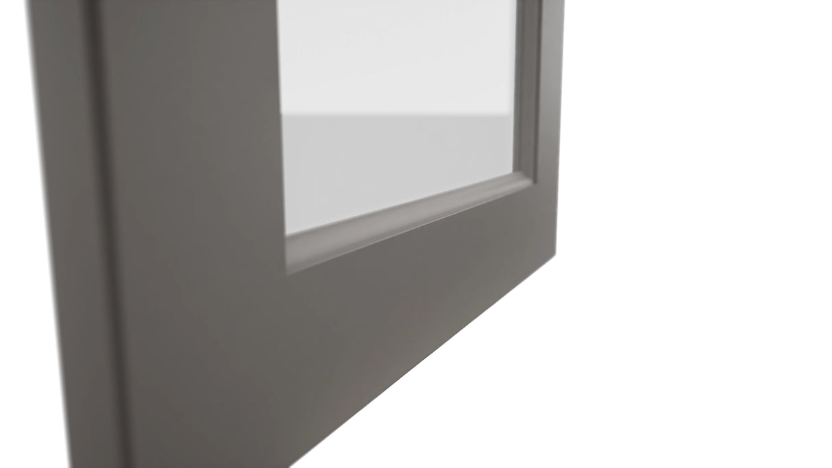 Fabuwood Fusion Stone DS GDWD1860 Wall Glass Door, Detail View