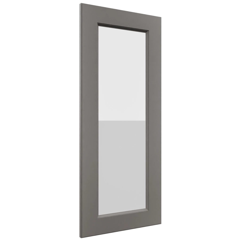 Fabuwood Fusion Stone DS GDWDC2436 Wall Glass Door, Front View