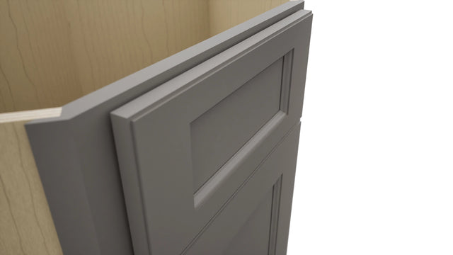Fabuwood Fusion Stone DSB36 Base Corner Diagonal Sink Cabinet, Detail View
