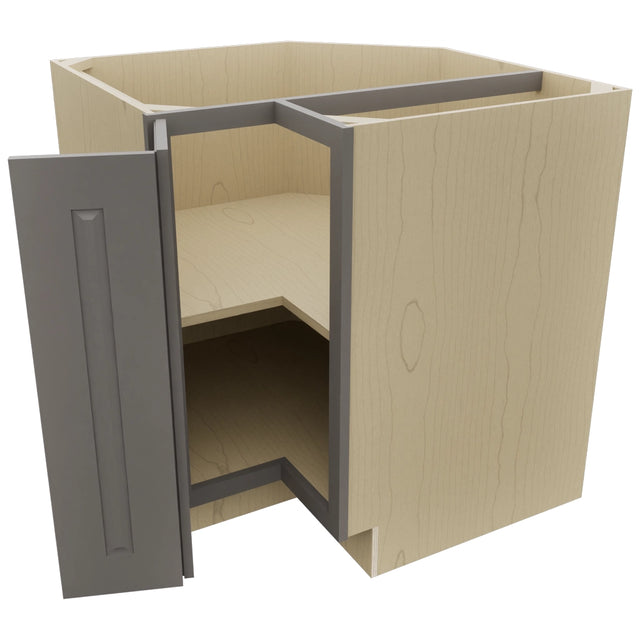 Fabuwood Fusion Stone ERB33 Base Corner Easy Reach Cabinet, Open View