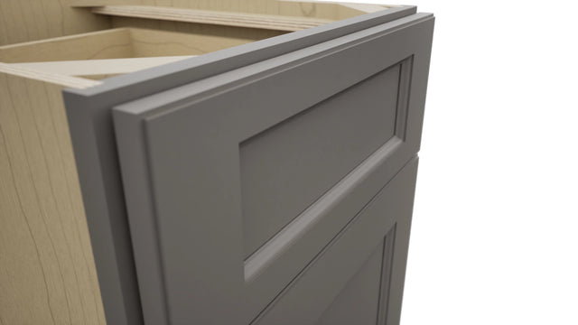 Fabuwood Fusion Stone FD18 Vanity Desk, Detail View