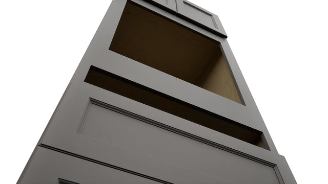 Fabuwood Fusion Stone OC3390C Tall Oven Cabinet Combo, Detail View