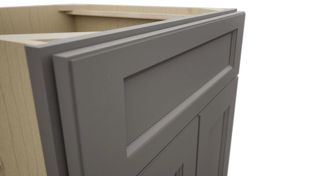 Fabuwood Fusion Stone SB24 Base Sink Cabinet, Detail View