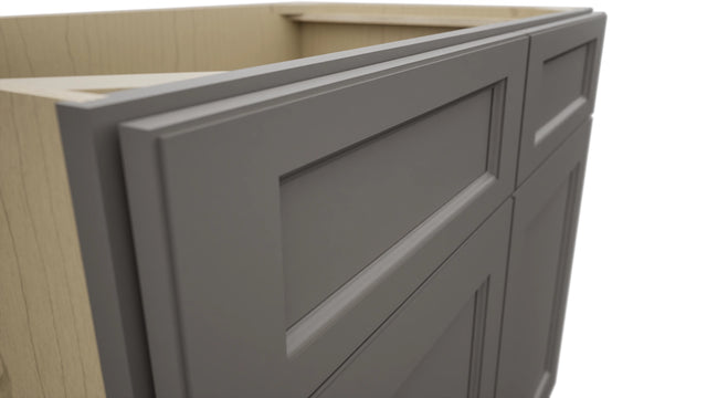Fabuwood Fusion Stone SB39 Base Sink Cabinet, Detail View