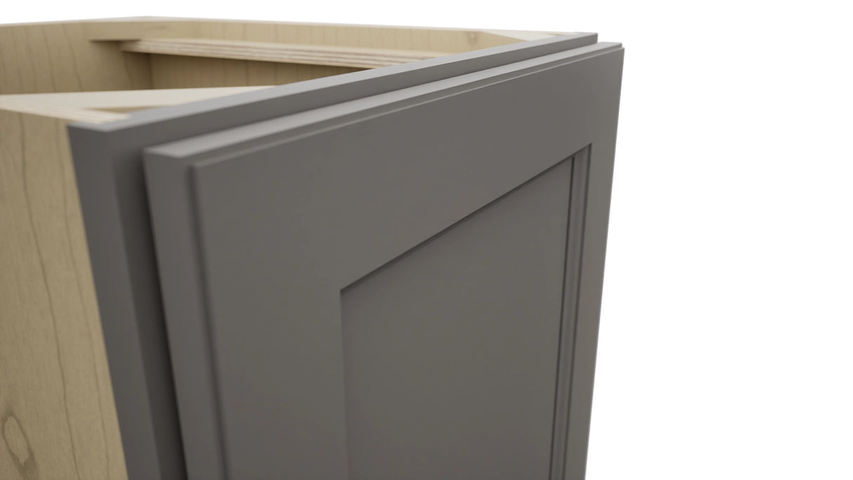 Fabuwood Fusion Stone VB18FD Vanity Base Full Height Cabinet, Detail View