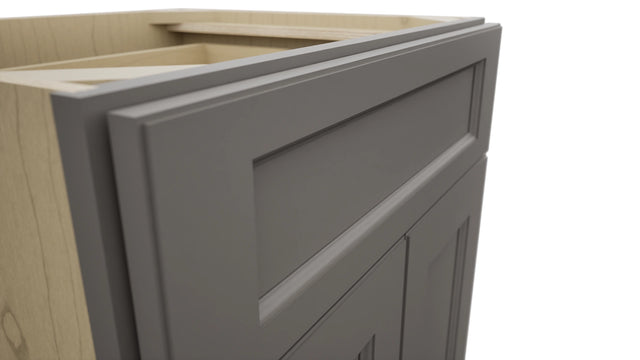 Fabuwood Fusion Stone VB24-34 Vanity Base Standard Cabinet, Detail View