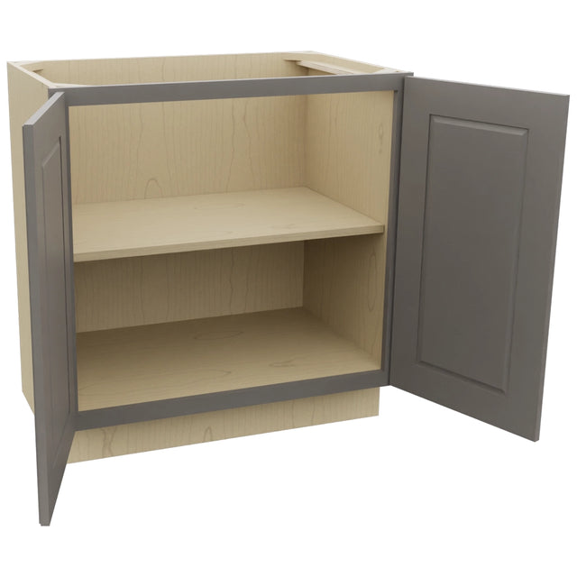 Fabuwood Fusion Stone VB33FD Vanity Base Standard Cabinet, Open View