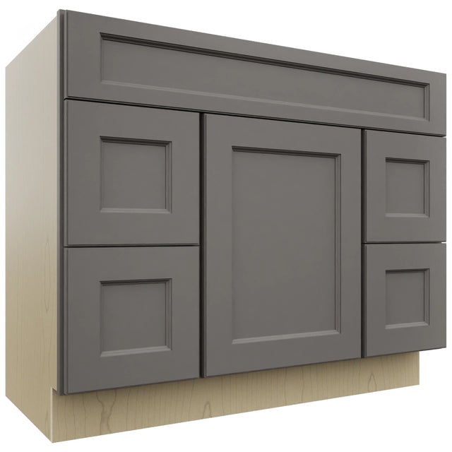 Fabuwood Fusion Stone VSD30DL Vanity Combo Cabinet, Front View