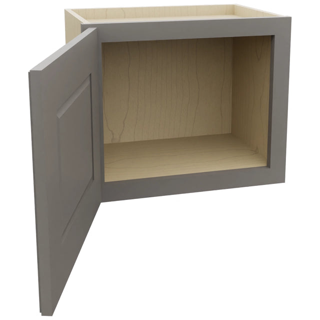 Fabuwood Fusion Stone W1815 Wall Standard Cabinet, Open View