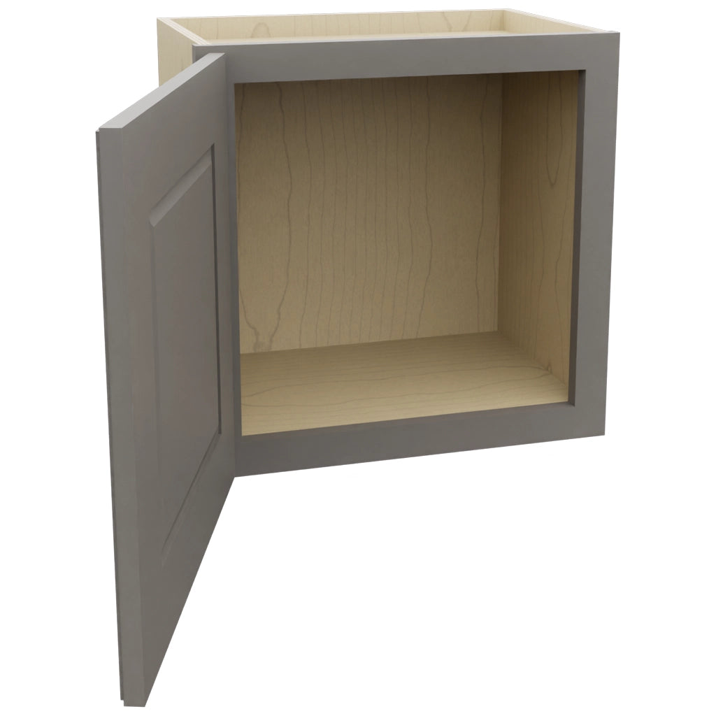 Fabuwood Fusion Stone W1818 Wall Standard Cabinet, Open View