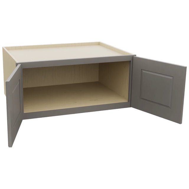 Fabuwood Fusion Stone W331524 Wall Deep Cabinet, Open View