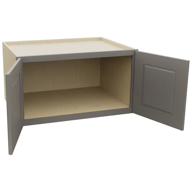 Fabuwood Fusion Stone W331824 Wall Deep Cabinet, Open View