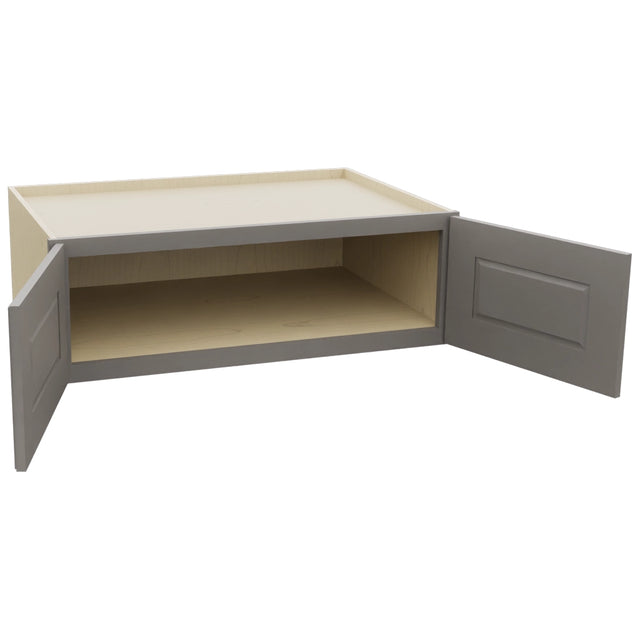 Fabuwood Fusion Stone W361224 Wall Deep Cabinet, Open View