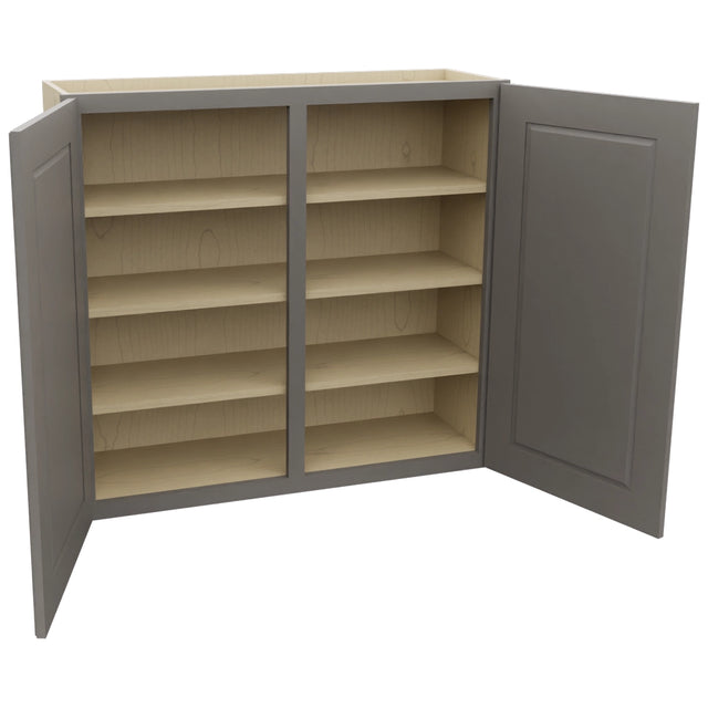 Fabuwood Fusion Stone W3936 Wall Standard Cabinet, Open View